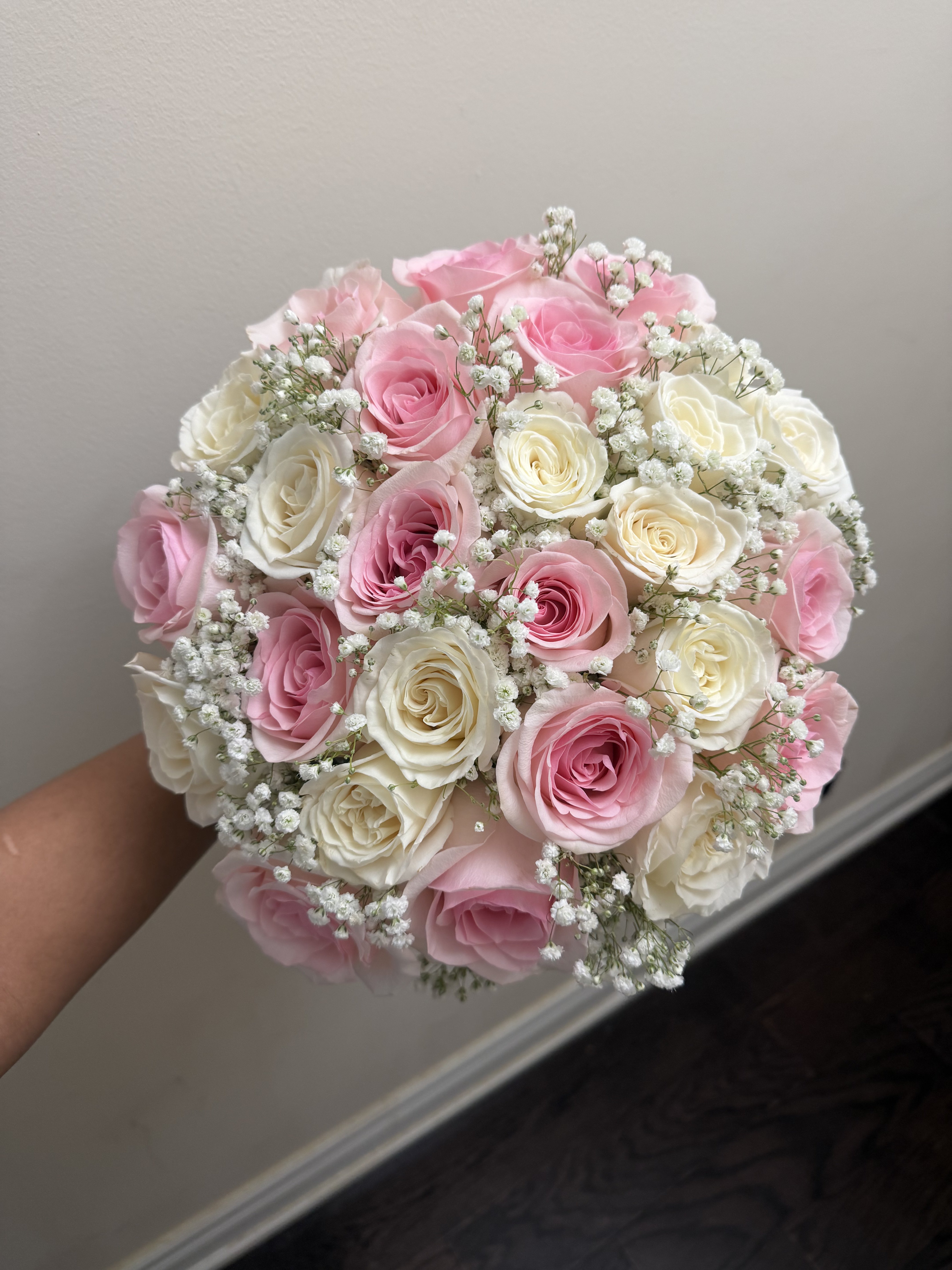 Blush bridal bouquet