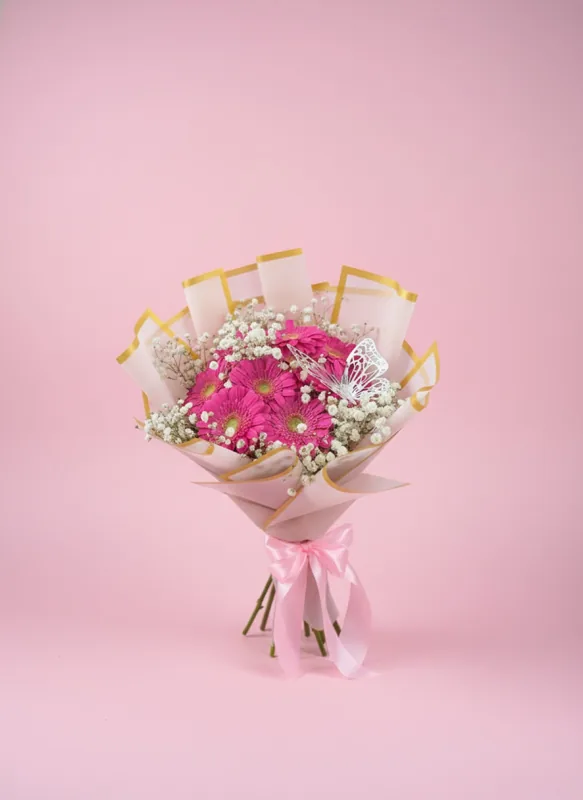 Pink gerbera joy